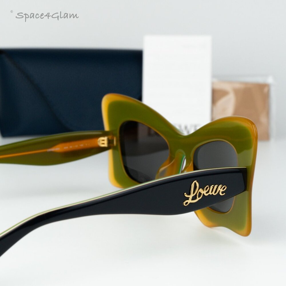 Loewe Men Sunglasses Grey Multicolor Cat Eye LW40140U 20A NEW AUTHENTIC - Picture 5 of 10